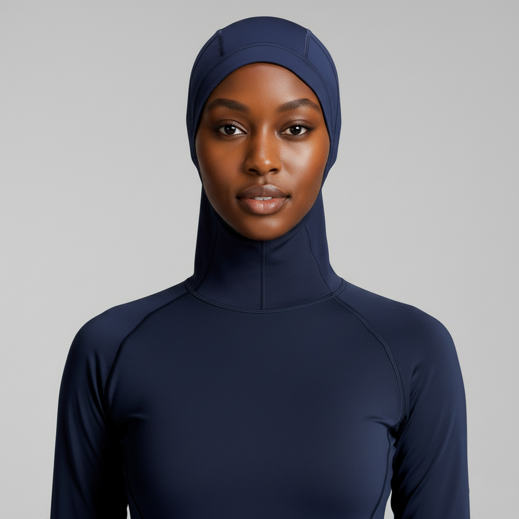 Hijab Motion – Ultra-Léger & Respirant, Bleu